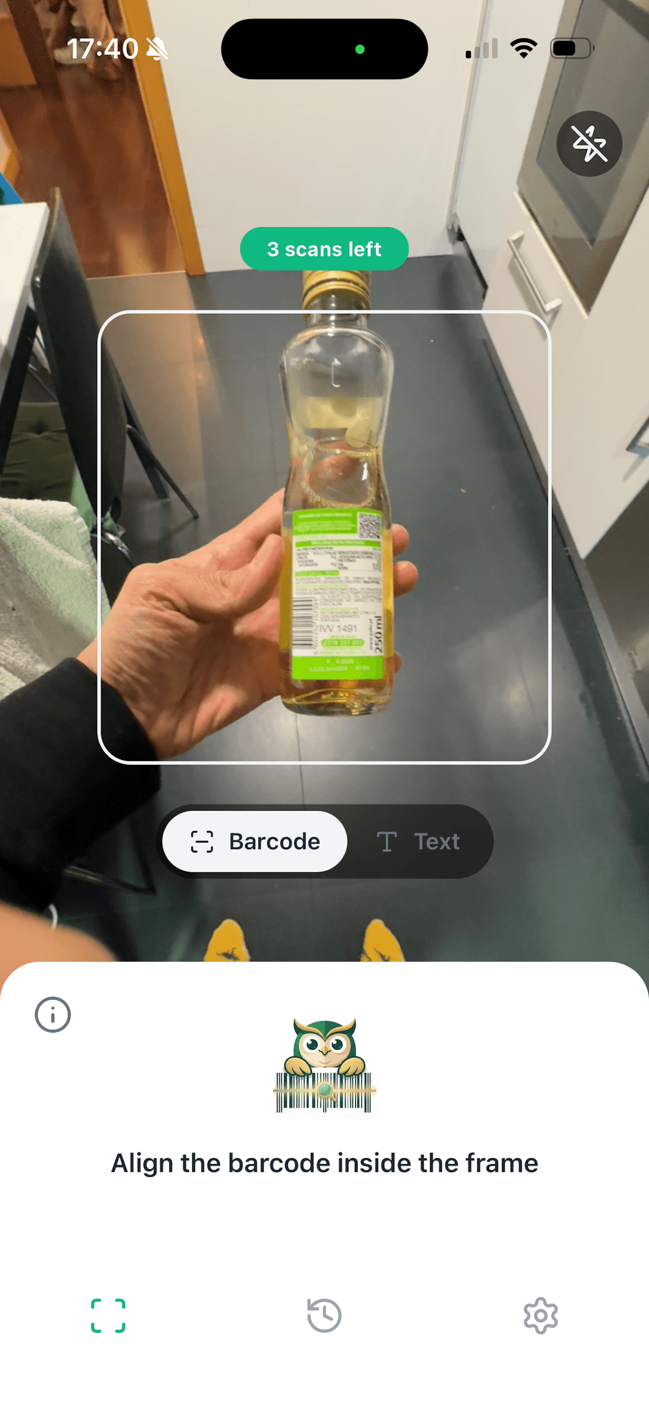 Halal Scan App Screenshot 1