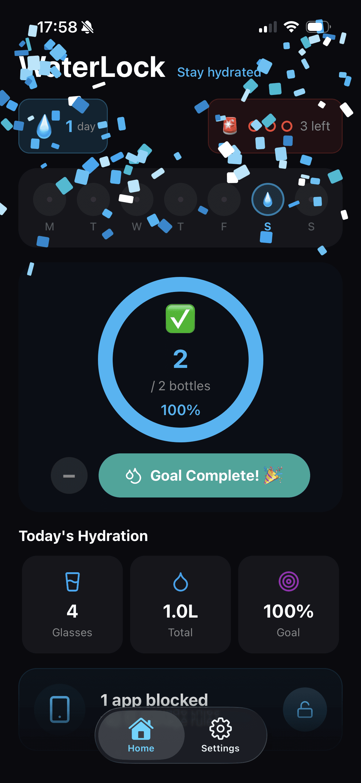WaterLock App Screenshot 7